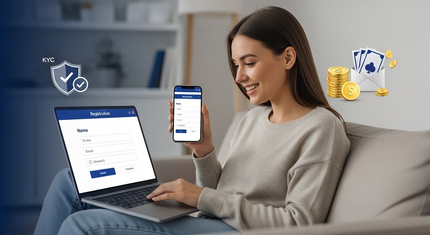 オンラインカジノに登録する方法: ステップバイステップガイド image